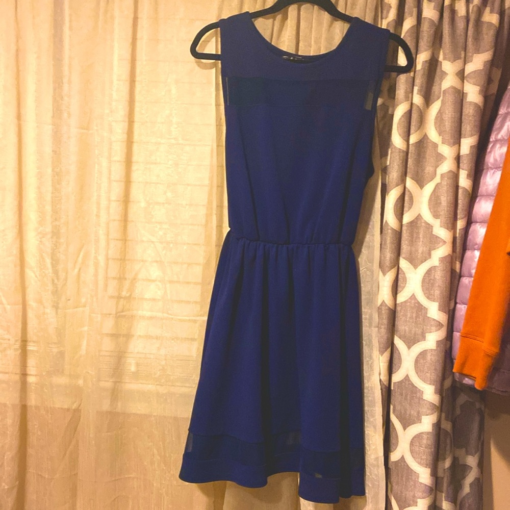Navy blue dress